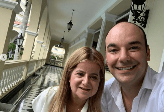 Horacio Serpa con la comunidad